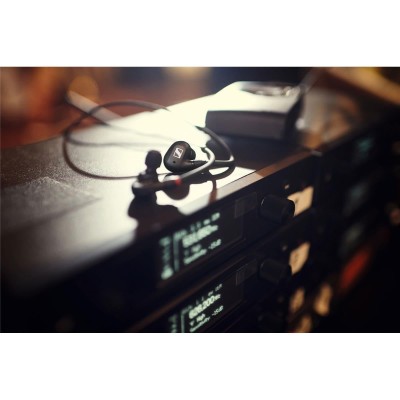 Sennheiser IE 100 Pro-Black in-Ear Monitoring Headphones for Musicians on Stage & Monitoring Sennheiser IE 100 Pro-Black in-Ear Monitoring Headphones for Musicians on Stage & Monitoring