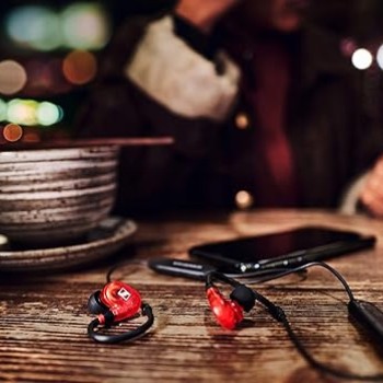 Sennheiser IE 100 PRO Wireless In-Ear Monitoring Earphones | Red | 10hr Battery Life | Detachable Cable | Ideal for Live Performances, Studio Monitoring, DJ Sets & Daily Listening