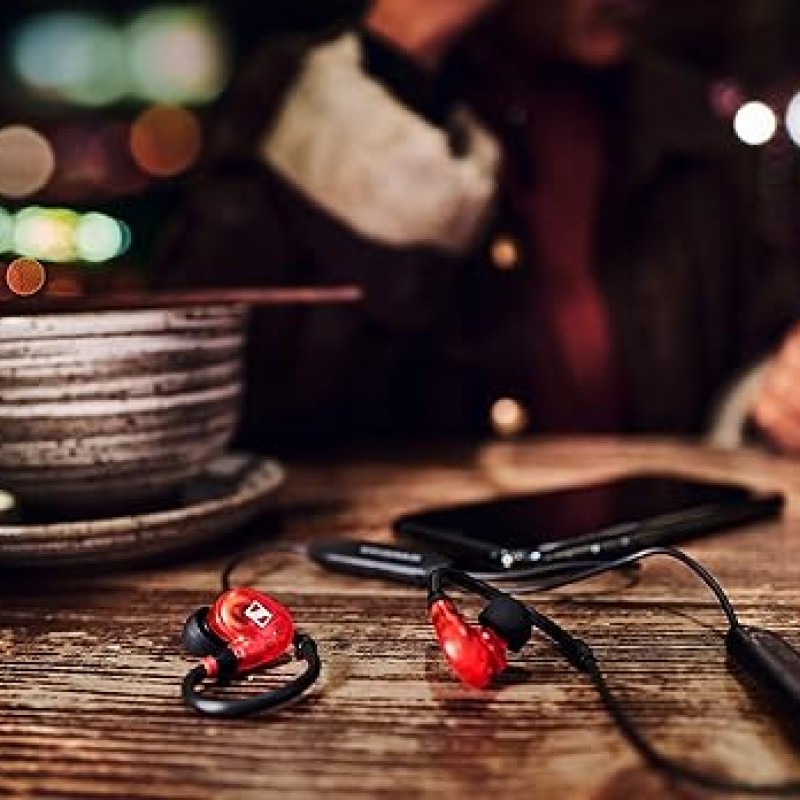Sennheiser IE 100 PRO Wireless In-Ear Monitoring Earphones | Red | 10hr Battery Life | Detachable Cable | Ideal for Live Performances, Studio Monitoring, DJ Sets & Daily Listening Sennheiser IE 100 PRO Wireless In-Ear Monitoring Earphones | Red | 10hr Battery Life | Detachable Cable | Ideal for Live Performances, Studio Monitoring, DJ Sets & Daily Listening