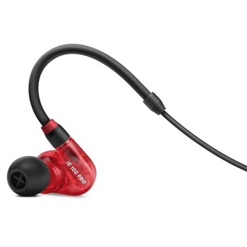 Sennheiser IE?100?PRO Wireless In-Ear Monitoring Earphones | Red | 10hr Battery Life | Detachable Cable | Ideal for Live Performances, Studio Monitoring, DJ Sets & Daily Listening Sennheiser IE?100?PRO Wireless In-Ear Monitoring Earphones | Red | 10hr Battery Life | Detachable Cable | Ideal for Live Performances, Studio Monitoring, DJ Sets & Daily Listening