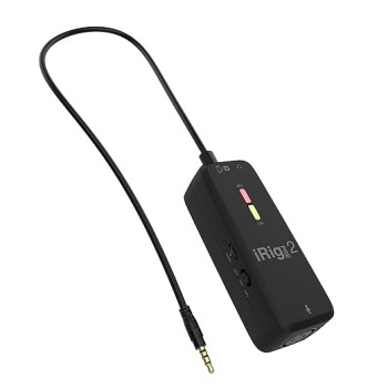 IK Multimedia Irig Pre 2 XLR Microphone Preamp For Smartphones, Tablets And Video Cameras