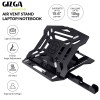 GIZGA essentials 2 in 1 Laptop/Notebook/Macbook Tabletop stand, 8-Adjustable Angles, Mobile Tabletop Stand, 12" - 15.6" Laptops, Heat Dissipation, Anti-Slip Base, Portable and Lightweight | Black GIZGA essentials 2 in 1 Laptop/Notebook/Macbook Tabletop stand, 8-Adjustable Angles, Mobile Tabletop Stand, 12" - 15.6" Laptops, Heat Dissipation, Anti-Slip Base, Portable and Lightweight | Black
