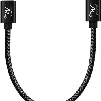 Wayona USB C to USB C 65W Short Powerbank fast charging cable compatible for Samsung Galaxy S22 S20FE 2022 S21 Ultra, S20/S10, Note 20/10, M31, M51, M33 5G, A51, A71Realme X7, Narzo, Nokia 8/8.3/5.4 (Black,0.25M)