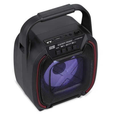 Modernista SoundBox 80 Wireless Portable BT Speaker with USB Pen Drive Slot, 3.5mm AUX Input, Micro SD Card Slot, Built in FM, BT5.0,Carry Handle, LED Modernista SoundBox 80 Wireless Portable BT Speaker with USB Pen Drive Slot, 3.5mm AUX Input, Micro SD Card Slot, Built in FM, BT5.0,Carry Handle, LED