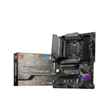 MSI MAG B560 Tomahawk WiFi ATX Gaming Motherboard (10 th/11th Gen Intel Core, LGA 1200 Socket, DDR4, 5066 MHz, 3 x M.2 Slots, USB 3.2 Gen 2, Type-C, 2.5G LAN, DP/HDMI)