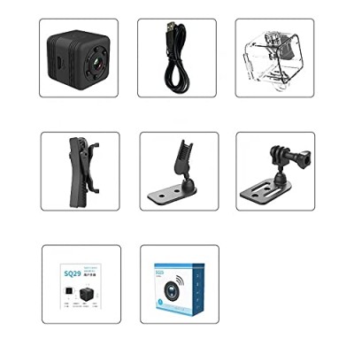 Sprugal Mini WiFi Spy Camera - Sport Action Camera Waterproof,1080P HD AP WiFi Cam-Cop with Night Vision,Smart Phone APP Support,Built-in Battery,Outdoor,Shooting DV || Supports 32GB SD Card [ SD Card Not Included } Sprugal Mini WiFi Spy Camera - Sport Action Camera Waterproof,1080P HD AP WiFi Cam-Cop with Night Vision,Smart Phone APP Support,Built-in Battery,Outdoor,Shooting DV || Supports 32GB SD Card [ SD Card Not Included }