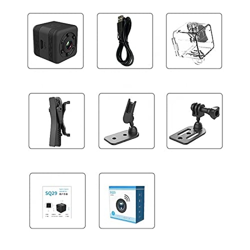 Sprugal Mini WiFi Spy Camera - Sport Action Camera Waterproof,1080P HD AP WiFi Cam-Cop with Night Vision,Smart Phone APP Support,Built-in Battery,Outdoor,Shooting DV || Supports 32GB SD Card [ SD Card Not Included } Sprugal Mini WiFi Spy Camera - Sport Action Camera Waterproof,1080P HD AP WiFi Cam-Cop with Night Vision,Smart Phone APP Support,Built-in Battery,Outdoor,Shooting DV || Supports 32GB SD Card [ SD Card Not Included }