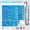 Verilux® USB C Hub Multiport Adapter- 6 in 1 Portable Aluminum Type C Hub with 4K HDMI Output, USB 2.0/3.0 Ports, SD/Micro SD Card Reader Compatible for MacBook Pro 2016-2020, MacBook Air 2018-2020, Type-C Devices Verilux® USB C Hub Multiport Adapter- 6 in 1 Portable Aluminum Type C Hub with 4K HDMI Output, USB 2.0/3.0 Ports, SD/Micro SD Card Reader Compatible for MacBook Pro 2016-2020, MacBook Air 2018-2020, Type-C Devices