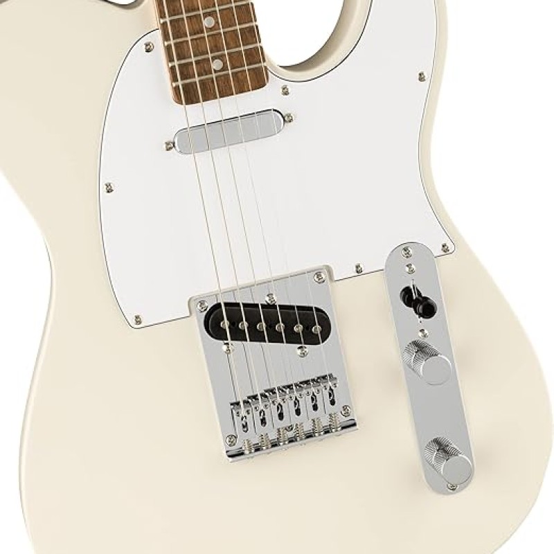 Fender Squier Affinity Tele Olympic White 0378200505 - Laurel Wood Fender Squier Affinity Tele Olympic White 0378200505 - Laurel Wood