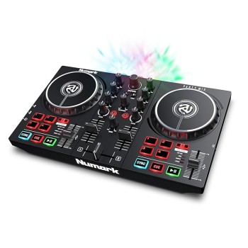 Numark Party Mix II DJ Controller with Built-In Light Show, Black