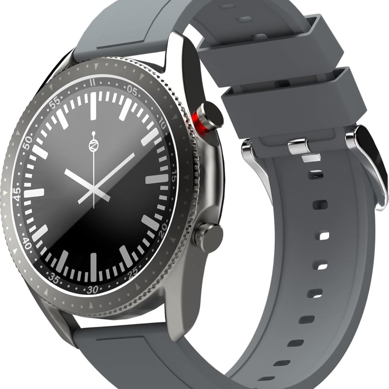 Zebronics ZEB-FIT4220CH Smart Fitness Watch with Call Function Built-in Speaker & Mic, SpO2, BP & Heart Rate Monitor, IP67 Water Resistant, 7 Sports Modes (Silver Rim + Gray Strap) Zebronics ZEB-FIT4220CH Smart Fitness Watch with Call Function Built-in Speaker & Mic, SpO2, BP & Heart Rate Monitor, IP67 Water Resistant, 7 Sports Modes (Silver Rim + Gray Strap)
