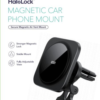 ESR for Magsafe Car Mount, Phone Holder Car Magnetic, Air Vent Car Phone Mount, Compatible with Magsafe iPhone 16/15/14/13/12 Seires, Car Accessories, Charging Not Supported, Black