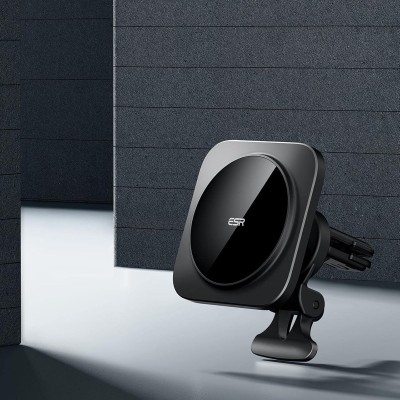 ESR for Magsafe Car Mount, Phone Holder Car Magnetic, Air Vent Car Phone Mount, Compatible with Magsafe iPhone 16/15/14/13/12 Seires, Car Accessories, Charging Not Supported, Black
