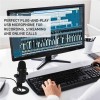JBL Commercial CSUM10 Compact USB Microphone for Recording, Streaming and Online Calls, Black, Medium JBL Commercial CSUM10 Compact USB Microphone for Recording, Streaming and Online Calls, Black, Medium