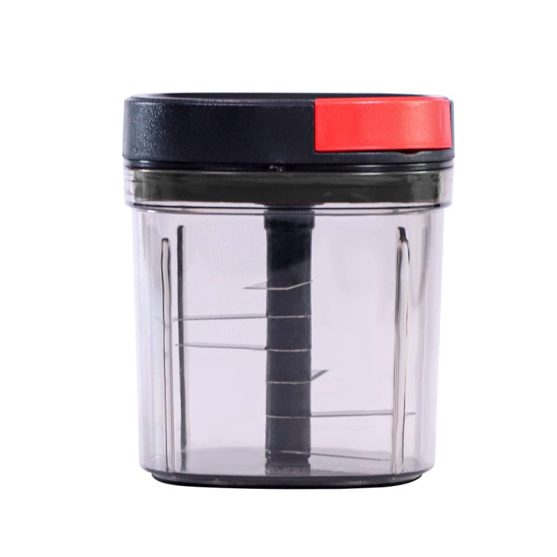 Wonderchef Glory String Vegetable Chopper with 6 Sharp SS Blade, Anti Slip Silicon Base Ring, Air Tight Lid, 900Ml Wonderchef Glory String Vegetable Chopper with 6 Sharp SS Blade, Anti Slip Silicon Base Ring, Air Tight Lid, 900Ml