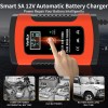 Verilux® Fully Automatic Battery Charger 5A 12V, Car Battery Charger & Maintainer- EU Plugfor Car, Motorcycle, Lawn Mower and More(Red) Verilux® Fully Automatic Battery Charger 5A 12V, Car Battery Charger & Maintainer- EU Plugfor Car, Motorcycle, Lawn Mower and More(Red)