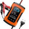 Verilux® Fully Automatic Battery Charger 5A 12V, Car Battery Charger & Maintainer- EU Plugfor Car, Motorcycle, Lawn Mower and More(Red) Verilux® Fully Automatic Battery Charger 5A 12V, Car Battery Charger & Maintainer- EU Plugfor Car, Motorcycle, Lawn Mower and More(Red)
