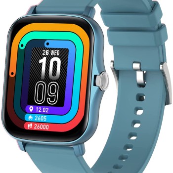 Fire-Boltt Beast SPO2 1.69" Full Touch Large HD Color Display Smart Watch, 8 Days Battery Life, IP67 Waterpoof with Heart Rate Monitor, Sleep & Breathe Monitoring with Rotating Button (Black)