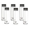 CELLO H2O Glass Fridge Water Bottle with Plastic Cap | Leak proof & break-proof | Wide mouth & Easy to Clean | Best Usage for Office/School/College | Set of 6, 920ml | Black CELLO H2O Glass Fridge Water Bottle with Plastic Cap | Leak proof & break-proof | Wide mouth & Easy to Clean | Best Usage for Office/School/College | Set of 6, 920ml | Black