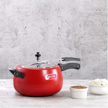Wonderchef Regalia Pressure Cooker Inner Lid_Red_5L Wonderchef Regalia Pressure Cooker Inner Lid_Red_5L