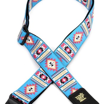 Ernieball 5326 Sedona Blue Jacquard Strap