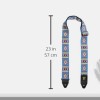 Ernieball 5326 Sedona Blue Jacquard Strap Ernieball 5326 Sedona Blue Jacquard Strap
