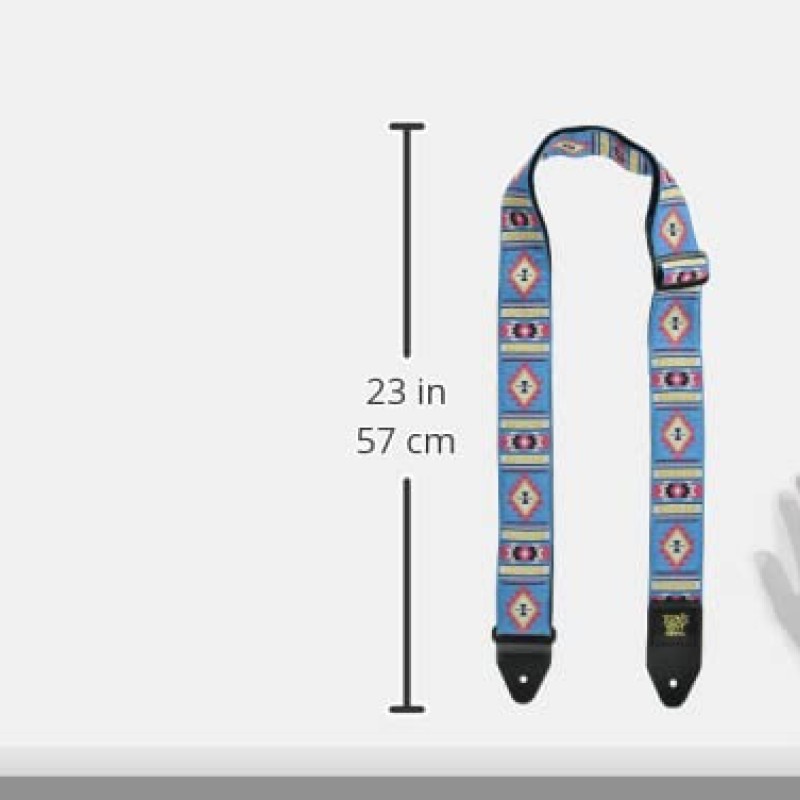Ernieball 5326 Sedona Blue Jacquard Strap Ernieball 5326 Sedona Blue Jacquard Strap