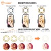 Tukzer 3.5" LED Selfie Ring Light with Phone Holder |Flexible Arm Desk Mount Clamp for Live Stream, Makeup, Online Meetings, Recording, Photography, USB Reading Light | 3 Color 10 Brightness Level Tukzer 3.5" LED Selfie Ring Light with Phone Holder |Flexible Arm Desk Mount Clamp for Live Stream, Makeup, Online Meetings, Recording, Photography, USB Reading Light | 3 Color 10 Brightness Level