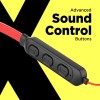 Flix (Beetel) Thunder Lite 1100 Bluetooth Wireless in Ear Earphones with Mic (Red) Flix (Beetel) Thunder Lite 1100 Bluetooth Wireless in Ear Earphones with Mic (Red)