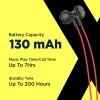 Flix (Beetel) Thunder Lite 1100 Bluetooth Wireless in Ear Earphones with Mic (Red) Flix (Beetel) Thunder Lite 1100 Bluetooth Wireless in Ear Earphones with Mic (Red)