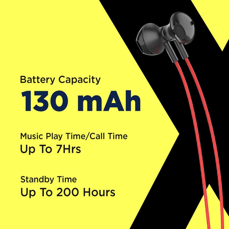 Flix (Beetel) Thunder Lite 1100 Bluetooth Wireless in Ear Earphones with Mic (Red) Flix (Beetel) Thunder Lite 1100 Bluetooth Wireless in Ear Earphones with Mic (Red)