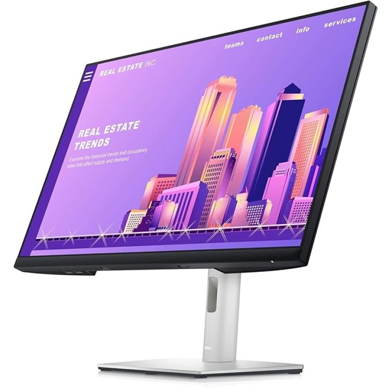 Dell-P2722H 27" (68.58 cm) FHD Monitor, IPS Panel, 3-Year Warranty, Low BlueLight Technology, 3-Sided Bezelless, HDMI, VGA, DP & USB Ports, Pivot(Rotation), Swivel, Tilt & HAS, AMD FreeSync Dell-P2722H 27" (68.58 cm) FHD Monitor, IPS Panel, 3-Year Warranty, Low BlueLight Technology, 3-Sided Bezelless, HDMI, VGA, DP & USB Ports, Pivot(Rotation), Swivel, Tilt & HAS, AMD FreeSync