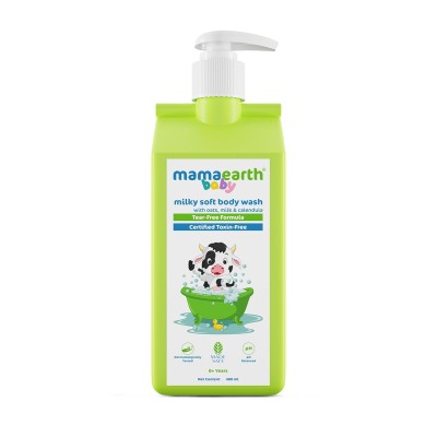 Mamaearth Milky Soft Body Wash for Babies with Oats, Milk and Calendula (400 ml) Mamaearth Milky Soft Body Wash for Babies with Oats, Milk and Calendula (400 ml)