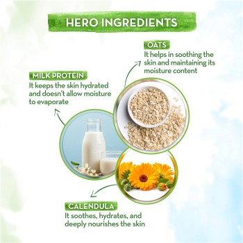 Mamaearth Milky Soft Bathing Bar For Babies - 75 g x 2 | Infused with Oats, Milk and Calendula | Gently Cleanses Skin, Keeps Skin Soft & Smooth, Mild & Gentle Formula, Dermatologically Tested