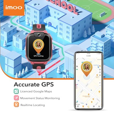 IMOO Watch Phone Z1 Kids Smart Watch, 4G Kids Smartwatch Phone with Long-Lasting Video & Phone Call, Kids GPS Watch with Real-time Locating & IPX8 Water-Resistance (Pink) IMOO Watch Phone Z1 Kids Smart Watch, 4G Kids Smartwatch Phone with Long-Lasting Video & Phone Call, Kids GPS Watch with Real-time Locating & IPX8 Water-Resistance (Pink)