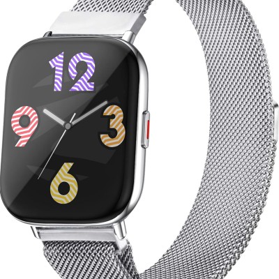 Zebronics Zeb-FIT5220CH Limited Edition Smart Fitness Watch,2.5D Curved Glass 4.4cm Square Display, Metal Body & Strap, SpO2/BP/HR Monitor, IP68 Water Proof, 8 Sports Mode(Silver Rim + Metal Strap) Zebronics Zeb-FIT5220CH Limited Edition Smart Fitness Watch,2.5D Curved Glass 4.4cm Square Display, Metal Body & Strap, SpO2/BP/HR Monitor, IP68 Water Proof, 8 Sports Mode(Silver Rim + Metal Strap)