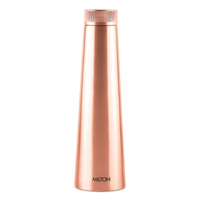 MILTON Copper Delight 1000 Bottle, 915 ml, Lacquer Coating, Curved bottle,100% Pure Copper, BPA Free, Leak Proof, Office Bottle, Boosts Immunity, Supports Digestive & Liver Health, Ayurveda Inspired MILTON Copper Delight 1000 Bottle, 915 ml, Lacquer Coating, Curved bottle,100% Pure Copper, BPA Free, Leak Proof, Office Bottle, Boosts Immunity, Supports Digestive & Liver Health, Ayurveda Inspired
