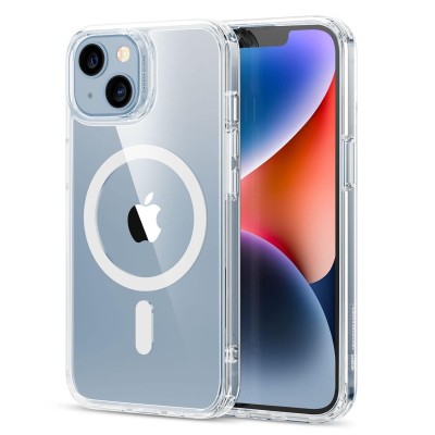 ESR for iPhone 13/14 Cover, Compatible with MagSafe, Scratch-Resistant, Thin and Slim, Classic Shockproof Military-Grade Protection, TPU, Magnetic Back Case, Clear ESR for iPhone 13/14 Cover, Compatible with MagSafe, Scratch-Resistant, Thin and Slim, Classic Shockproof Military-Grade Protection, TPU, Magnetic Back Case, Clear