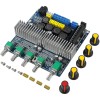 ThreeH Wireless Subwoofer Amplifier Board, Treble and Bass Control, Dual TPA3116D2 Chips for 2.1 Channel High Power (Max 200W) Output ThreeH Wireless Subwoofer Amplifier Board, Treble and Bass Control, Dual TPA3116D2 Chips for 2.1 Channel High Power (Max 200W) Output