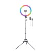 DIGITEK® (DRL-15C RGB) LED RGB Ring Light with Stand for YouTube, Photo-Shoot, Video Shoot, Live Stream, Makeup & More, Compatible with iPhone/Android Phones & Camera DIGITEK® (DRL-15C RGB) LED RGB Ring Light with Stand for YouTube, Photo-Shoot, Video Shoot, Live Stream, Makeup & More, Compatible with iPhone/Android Phones & Camera