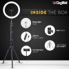 DIGITEK® (DRL-15C RGB) LED RGB Ring Light with Stand for YouTube, Photo-Shoot, Video Shoot, Live Stream, Makeup & More, Compatible with iPhone/Android Phones & Camera DIGITEK® (DRL-15C RGB) LED RGB Ring Light with Stand for YouTube, Photo-Shoot, Video Shoot, Live Stream, Makeup & More, Compatible with iPhone/Android Phones & Camera