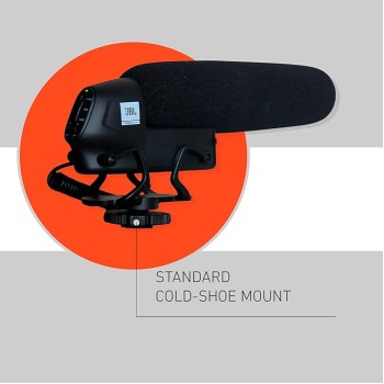 JBL Commercial Cssg20 On-Wired Camera Shotgun Condenser Microphone For Cameras & Smartphones Ideal For Youtubers, Vloggers, News Gathering, Content Creation JBL Commercial Cssg20 On-Wired Camera Shotgun Condenser Microphone For Cameras & Smartphones Ideal For Youtubers, Vloggers, News Gathering, Content Creation