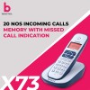 Beetel X73 Cordless 2.4Ghz Cordless Landline Phone with Caller ID Display, 2-Way Speaker Phone with Volume Controls, Auto Answer, Alarm Function, Stylish Design (Blue/White)(X73) Beetel X73 Cordless 2.4Ghz Cordless Landline Phone with Caller ID Display, 2-Way Speaker Phone with Volume Controls, Auto Answer, Alarm Function, Stylish Design (Blue/White)(X73)