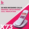 Beetel X73N Cordless 2.4Ghz Cordless Landline Phone with Caller ID Display, 2-Way Speaker Phone with Volume Controls, Auto Answer, Alarm Function, Stylish Design (Red/White)(X73N) Beetel X73N Cordless 2.4Ghz Cordless Landline Phone with Caller ID Display, 2-Way Speaker Phone with Volume Controls, Auto Answer, Alarm Function, Stylish Design (Red/White)(X73N)
