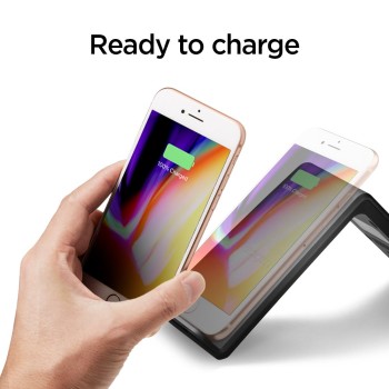 Spigen 10W, F303W 2Nd Ver Wireless, Usb Charger Fast Qi Certified Charging Pad Compatible For Iphone, Galaxy, Oneplus & Other Qi Devices - (Black) Spigen 10W, F303W 2Nd Ver Wireless, Usb Charger Fast Qi Certified Charging Pad Compatible For Iphone, Galaxy, Oneplus & Other Qi Devices - (Black)