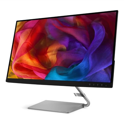 Lenovo Q-Series - Q27Q-1L, 27 Inch (68.6 Cm) 2560 X 1440 Pixels 2K Qhd IPS Led Monitor | 2X3W Speakers, 99% Srgb, 75Hz, AMD Freesync, Hdmi, Natural Low Blue Light, Artery (Iron Grey) Lenovo Q-Series - Q27Q-1L, 27 Inch (68.6 Cm) 2560 X 1440 Pixels 2K Qhd IPS Led Monitor | 2X3W Speakers, 99% Srgb, 75Hz, AMD Freesync, Hdmi, Natural Low Blue Light, Artery (Iron Grey)