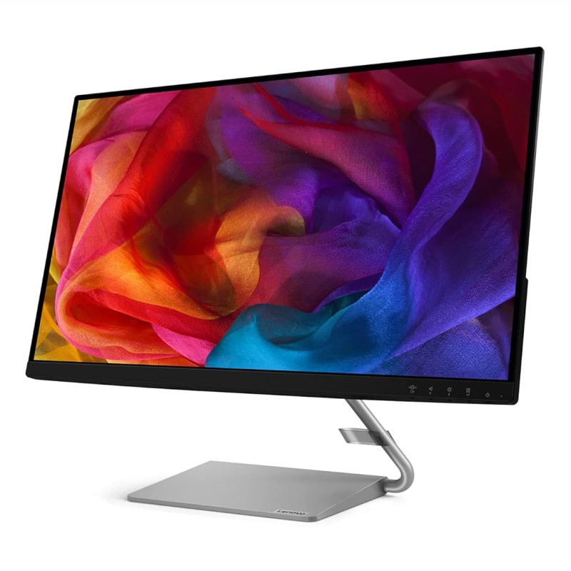 Lenovo Q-Series - Q27Q-1L, 27 Inch (68.6 Cm) 2560 X 1440 Pixels 2K Qhd IPS Led Monitor | 2X3W Speakers, 99% Srgb, 75Hz, AMD Freesync, Hdmi, Natural Low Blue Light, Artery (Iron Grey) Lenovo Q-Series - Q27Q-1L, 27 Inch (68.6 Cm) 2560 X 1440 Pixels 2K Qhd IPS Led Monitor | 2X3W Speakers, 99% Srgb, 75Hz, AMD Freesync, Hdmi, Natural Low Blue Light, Artery (Iron Grey)