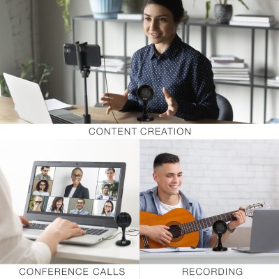 JBL Commercial CSUM06 Mini USB Unidirectional Microphone for Content Creation, Conference Calls, Presentations & Online Classes (Black) JBL Commercial CSUM06 Mini USB Unidirectional Microphone for Content Creation, Conference Calls, Presentations & Online Classes (Black)