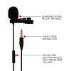 JBL Commercial CSLM30 Auxiliary Omnidirectional Lavalier Microphone with Earphone for Calls, Conferences and Monitoring JBL Commercial CSLM30 Auxiliary Omnidirectional Lavalier Microphone with Earphone for Calls, Conferences and Monitoring