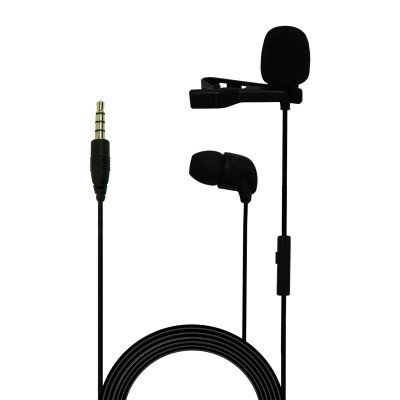 JBL Commercial CSLM30 Auxiliary Omnidirectional Lavalier Microphone with Earphone for Calls, Conferences and Monitoring JBL Commercial CSLM30 Auxiliary Omnidirectional Lavalier Microphone with Earphone for Calls, Conferences and Monitoring